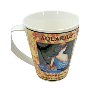 AQUARIUS Tall Zodiac What's Your Sign Mug Large Coffee Cup Astrology Gift